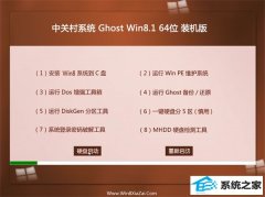 中关村Win8.1 2022.09 64位 稳定装机版